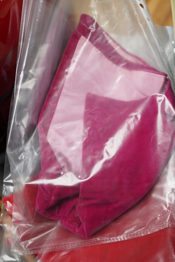 A 1960's Mattel Inc. Barbie doll, 1963, together with a Skipper doll, and a collection of eight original outfits with accessories, sorted into individual packets, outfits purchased between 1963 to 1966 include; American